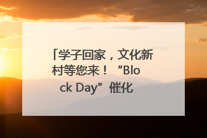 学子回家，文化新村等您来！“Block Day”催化学院式街区新生态